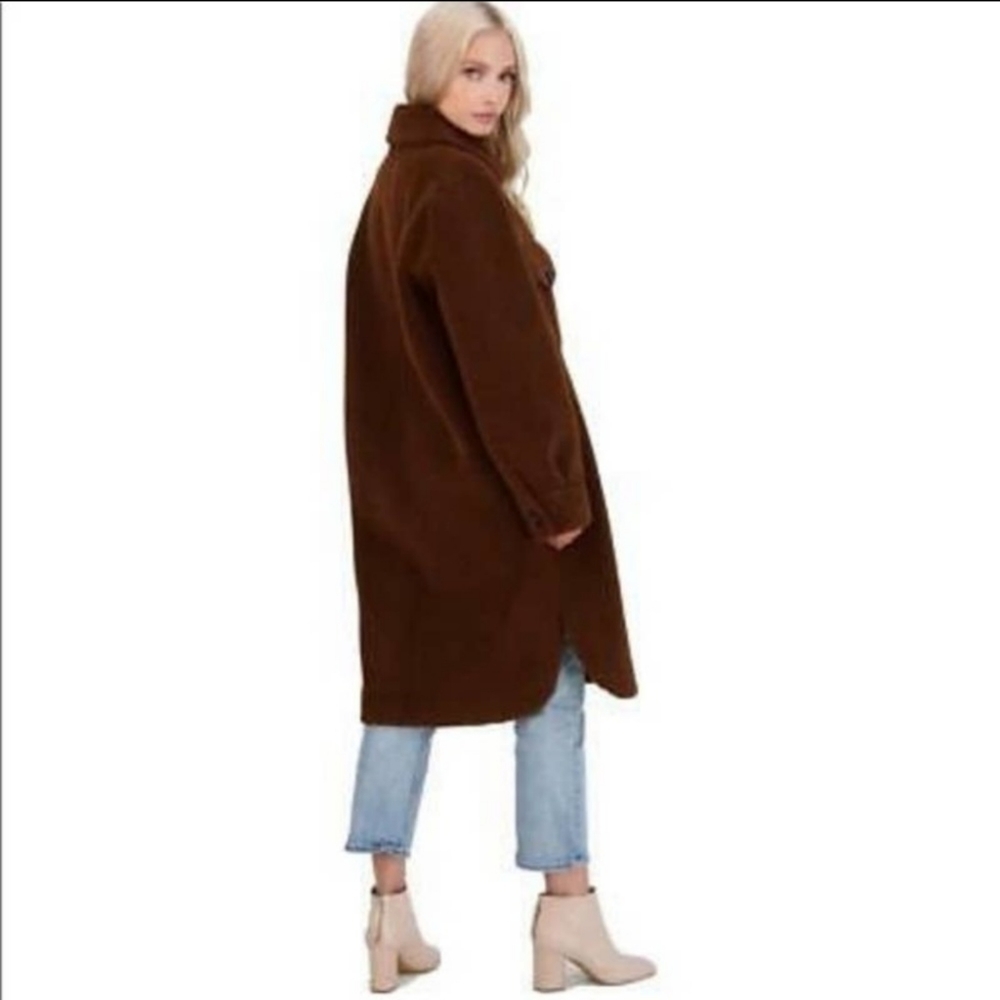 Rebecca Minkoff long teddy shacket - Picture 2 of 7